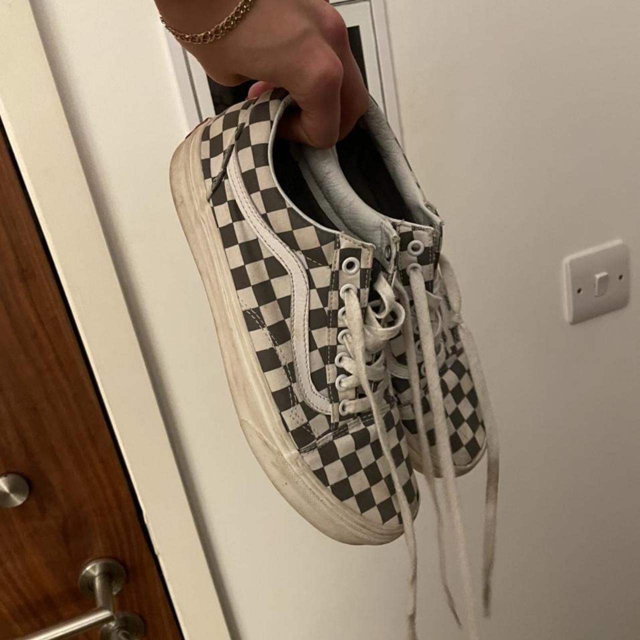 fully checkered vans