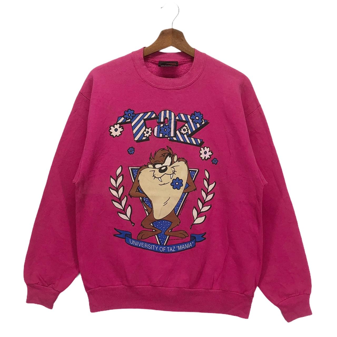 American Vintage Men's Pink Sweatshirt Depop