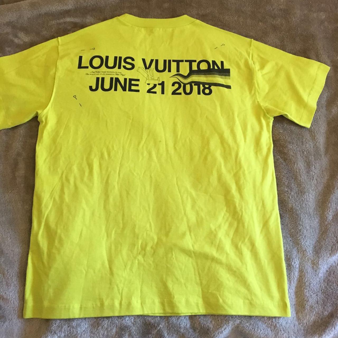 Louis Vuitton 2019 'Not Home' Invitiation T-Shirt - Blue T-Shirts