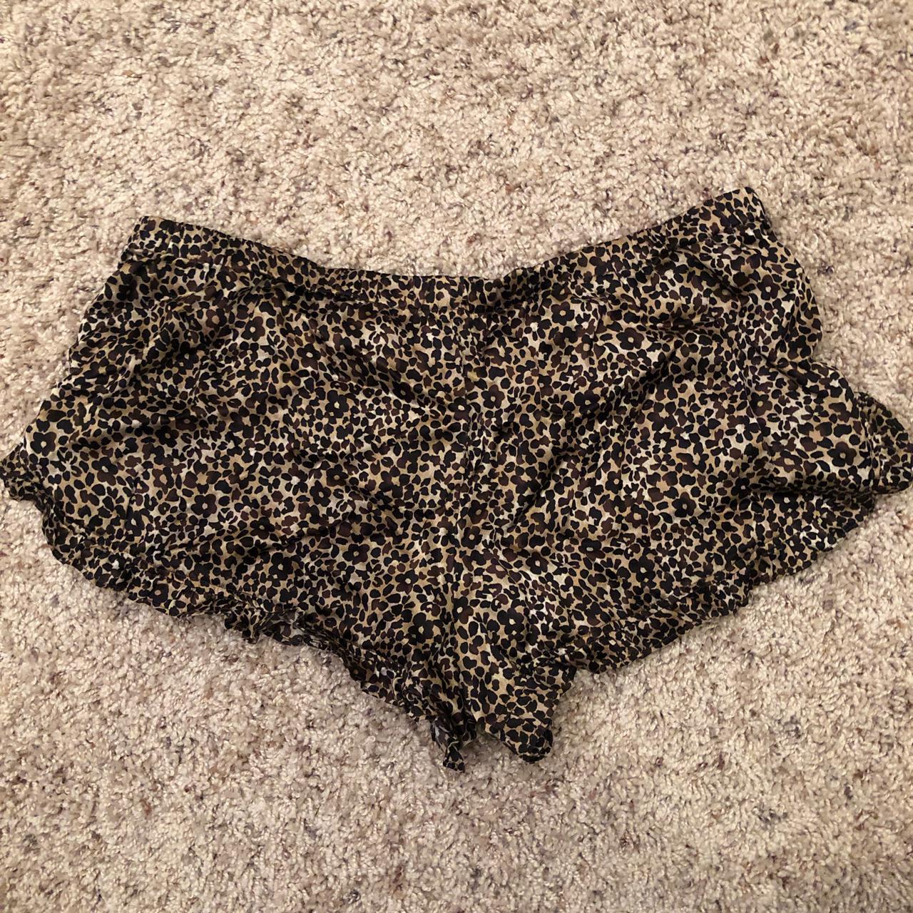 Victorias Secret Flowery Cheetah Print Silk Depop