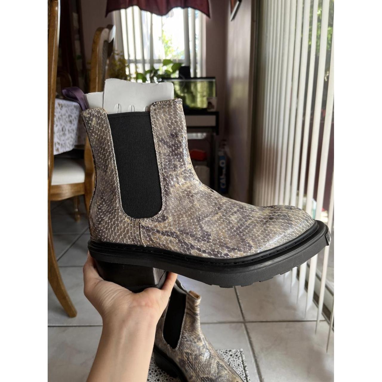 EYTYS Nikita Leather Python Cowboy-Esque Chelsea...