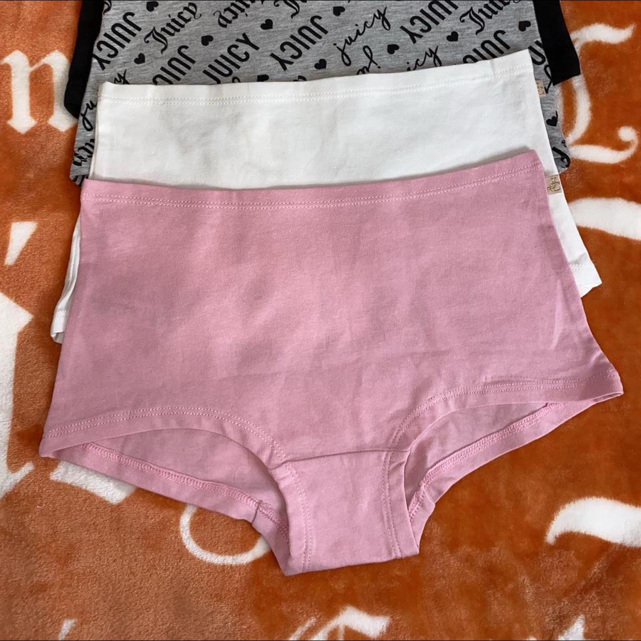 Juicy 4 Pack Undies Never Worn Too Small - Depop