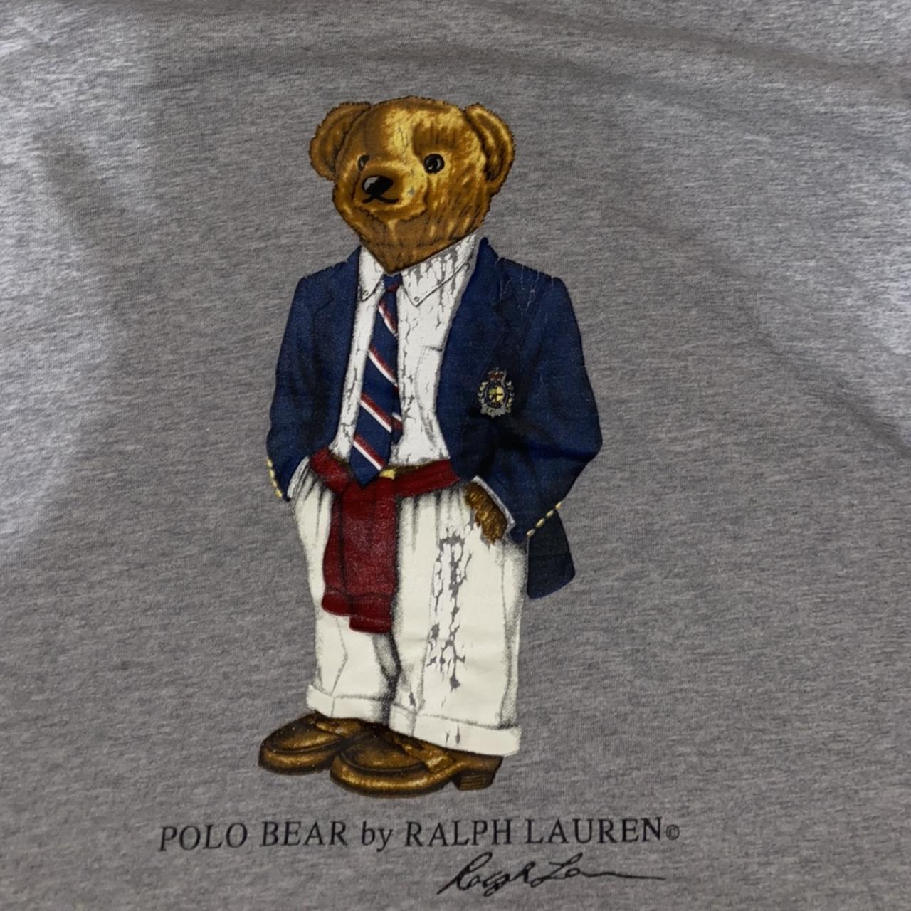 Polo Ralph Lauren bear t shirt RARE - Depop