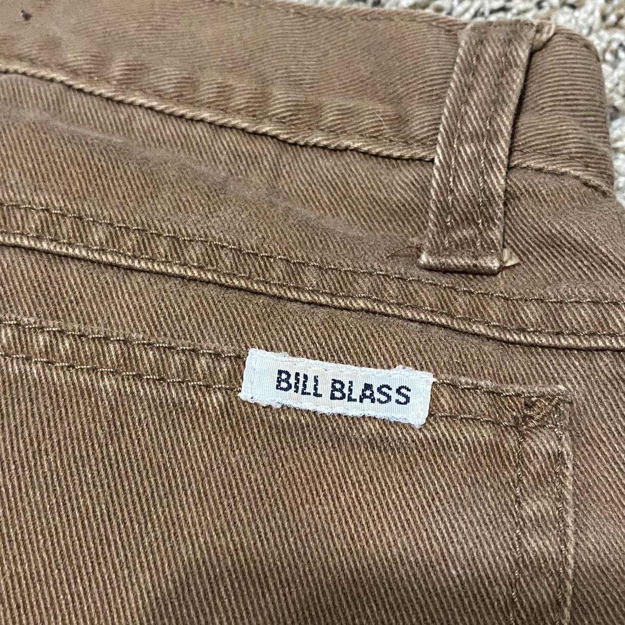 Vintage 80s or 90s high waisted Bill Blass brown... - Depop