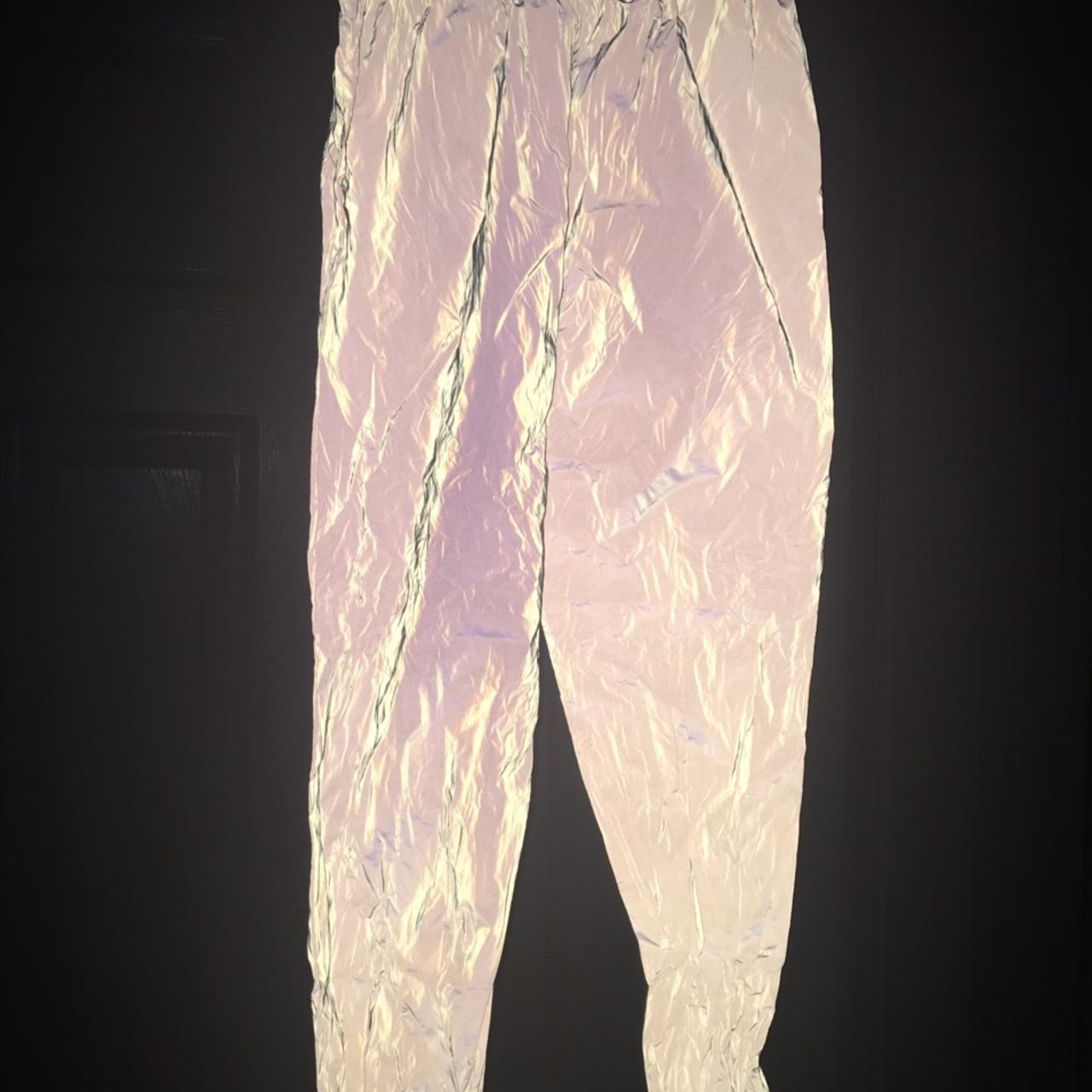 Louis Vuitton swishy track pants cut/sewn from real - Depop