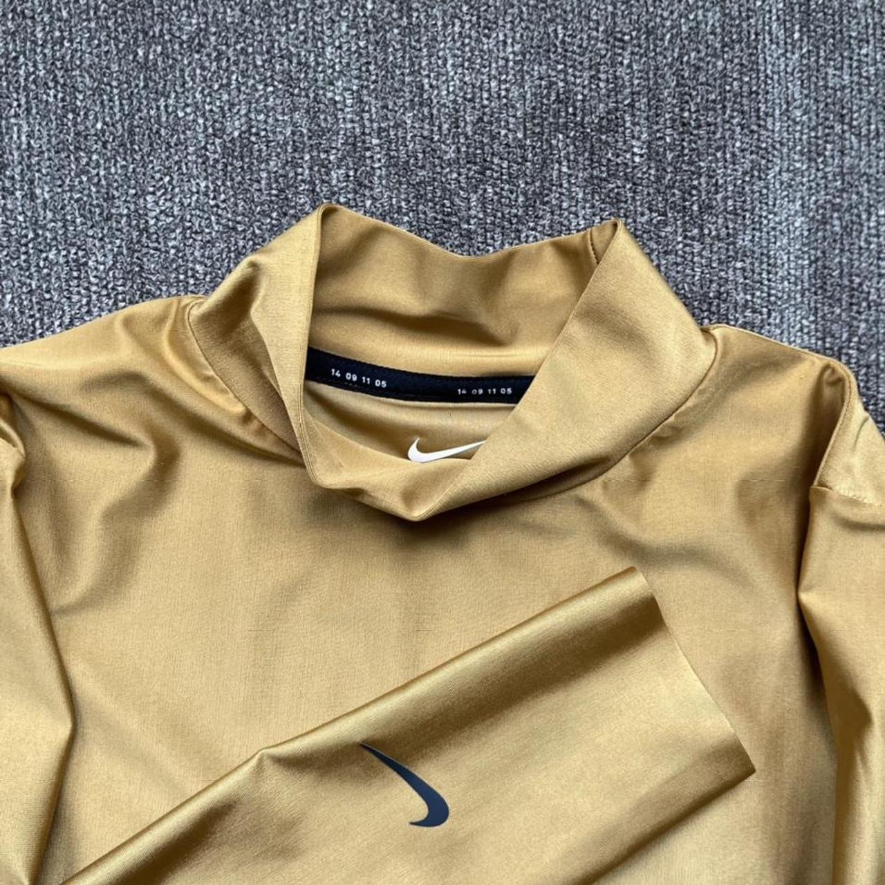 nike gold jacket womens