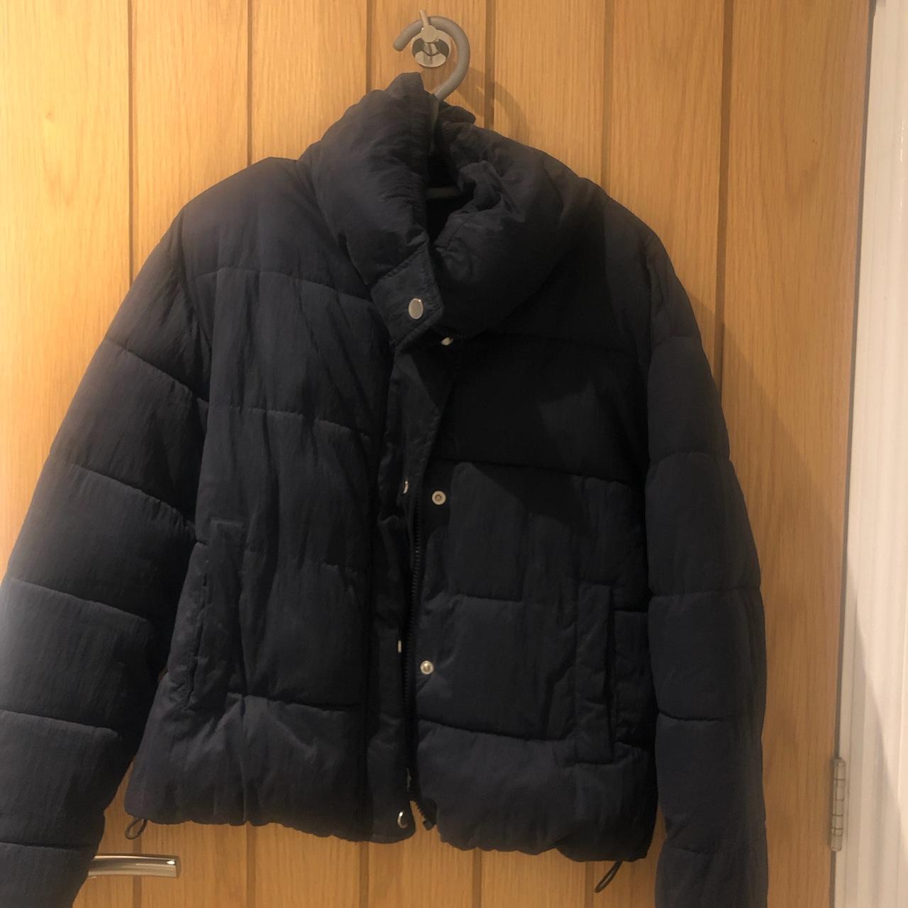 Primark Navy Puffer Jacket Coat Hardly Worn No Depop