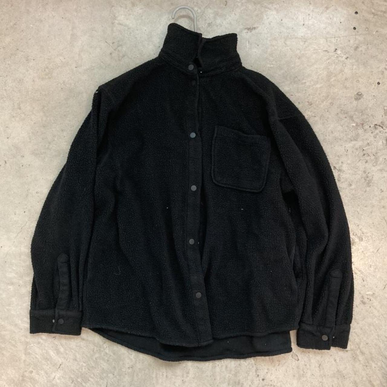 Product Image 1 - Weekday black oversized fleece shirt