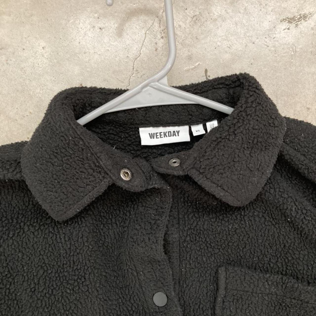Product Image 3 - Weekday black oversized fleece shirt