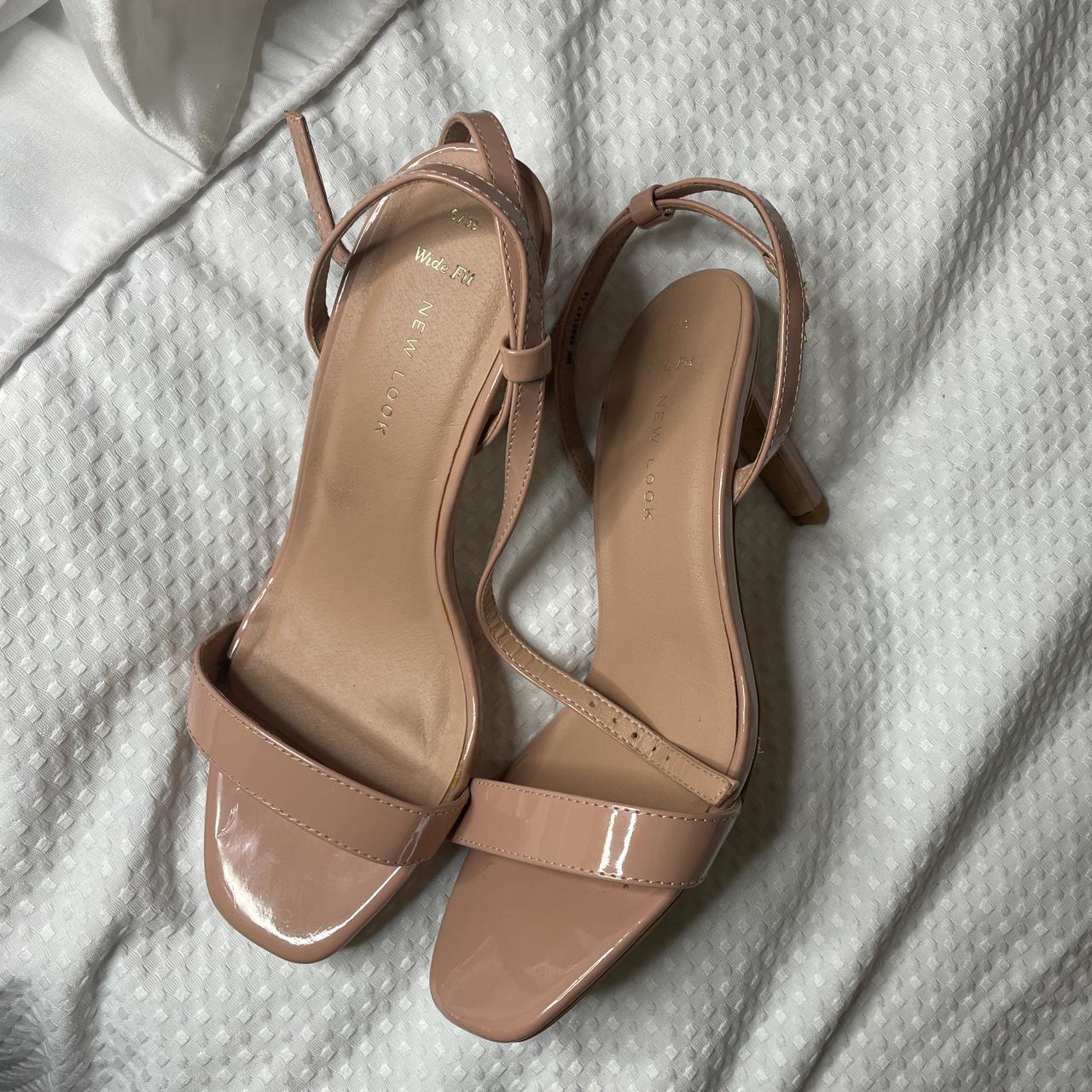 Beige barely there discount heels