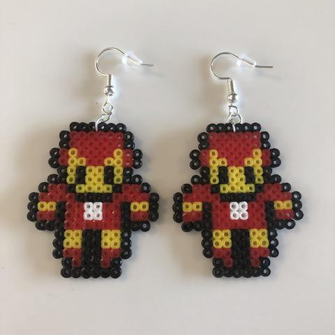 Novelty Handmade Mini Iron Man Hama Perler Bead - Depop