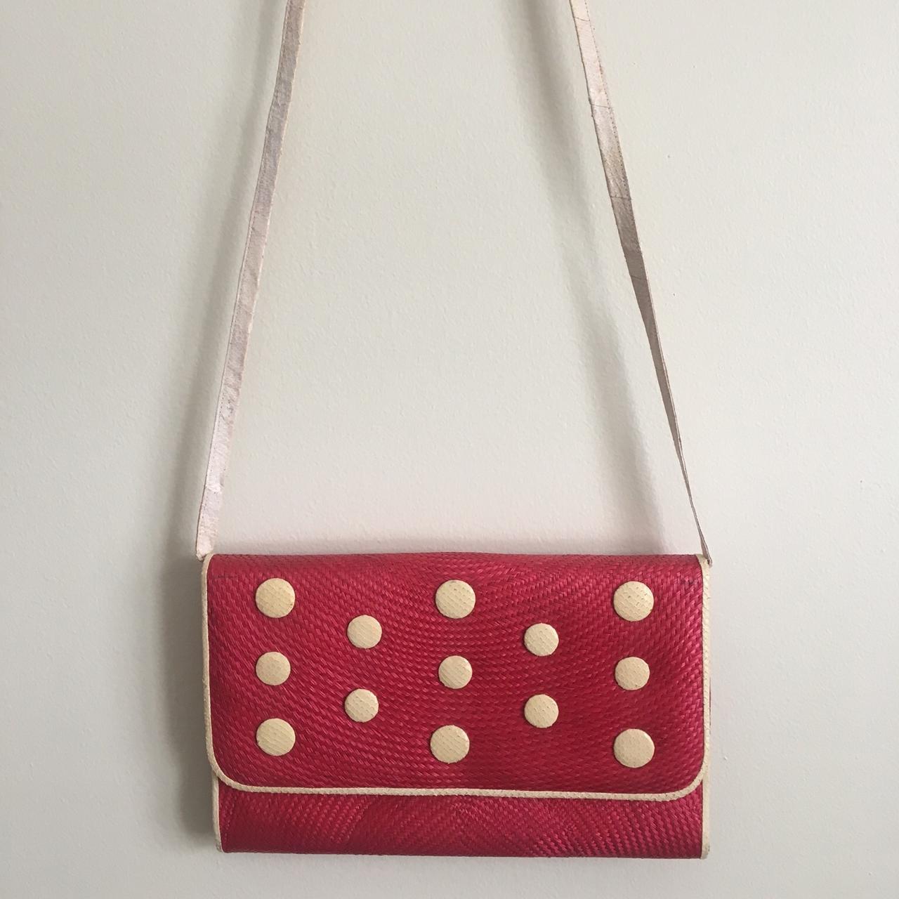 Vintage pink polka dot purse up for grabs! This... - Depop