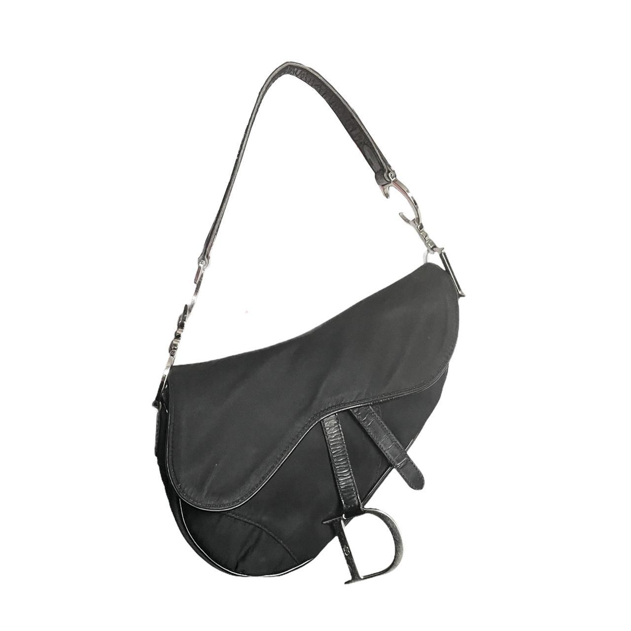 dior nylon saddle bag