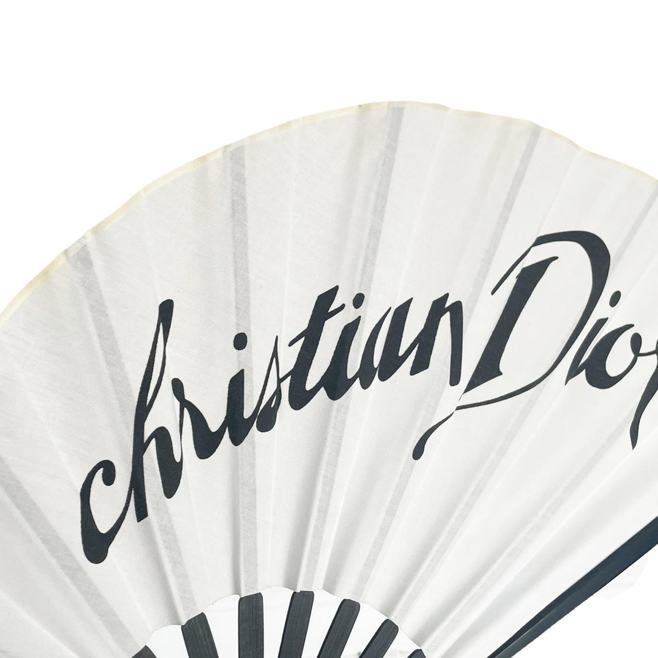 Dior Fan Authentic Dior Collectable Hand Fan in... Depop