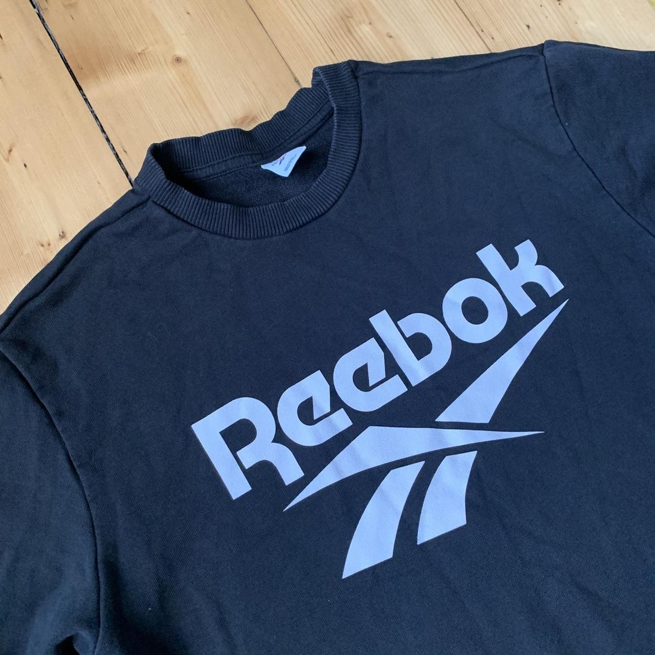 black reebok jumper