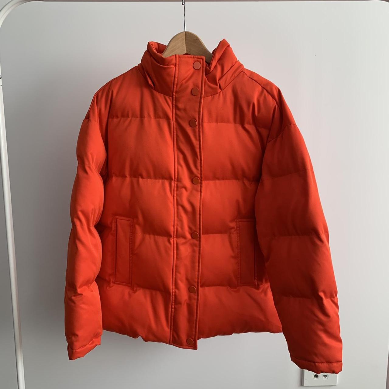Urban Outfitters Women's Red and Orange Jacket Depop
