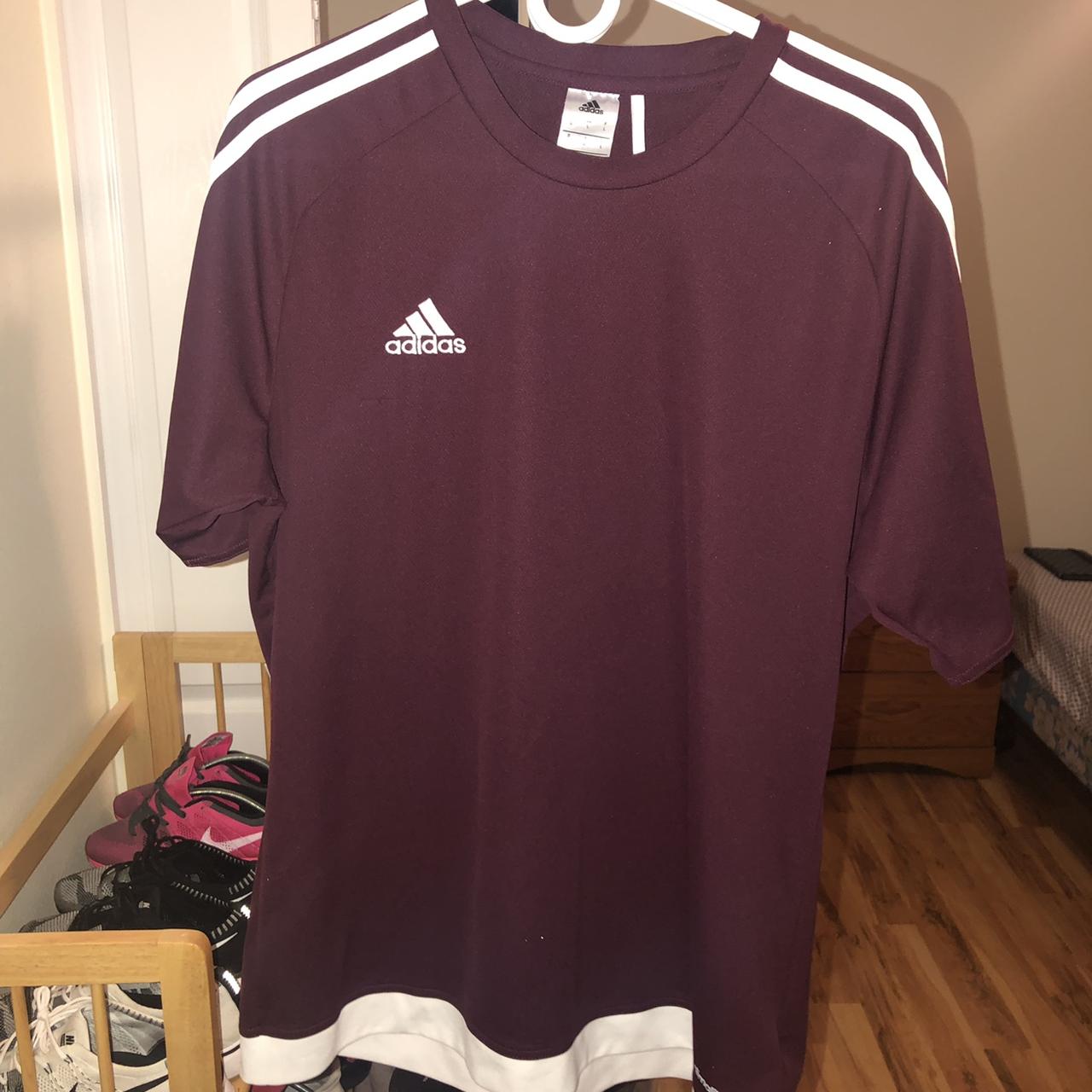 adidas maroon jersey