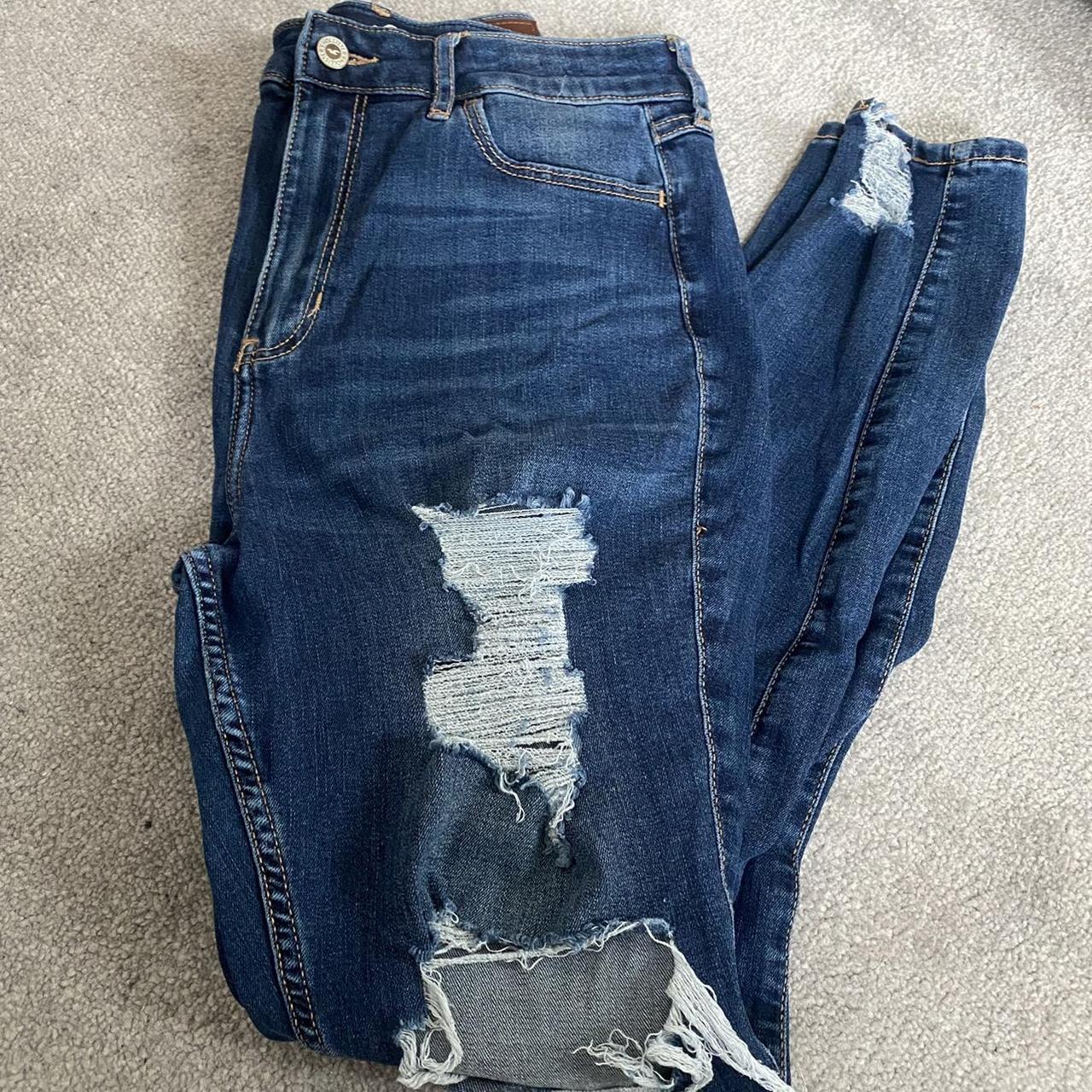 Hollister Co. Women's Blue Jeans | Depop