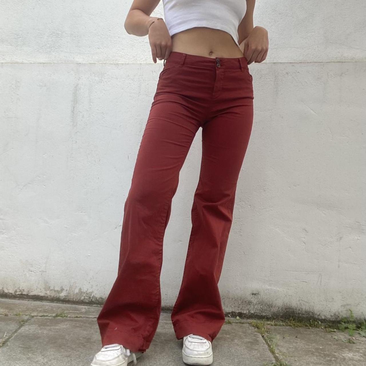 Massimo Dutti Flared Trousers Such A Flattering Depop 