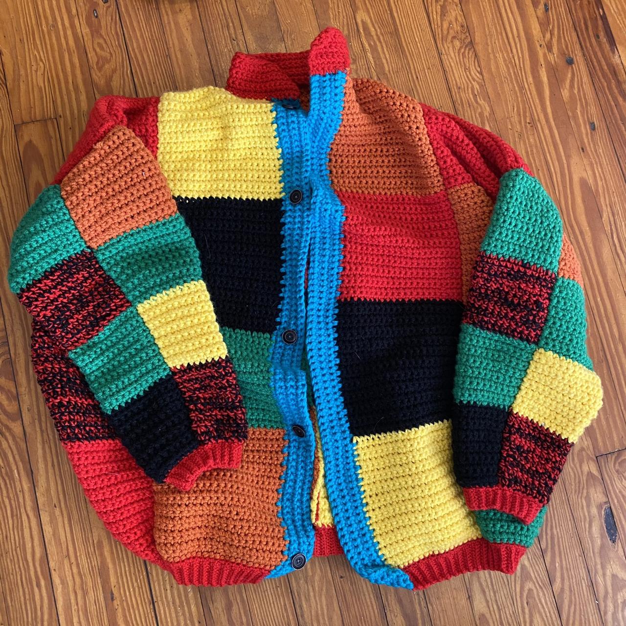 Cardigan Chaleco Tejido Harry Styles Sueter Tejido De Colores