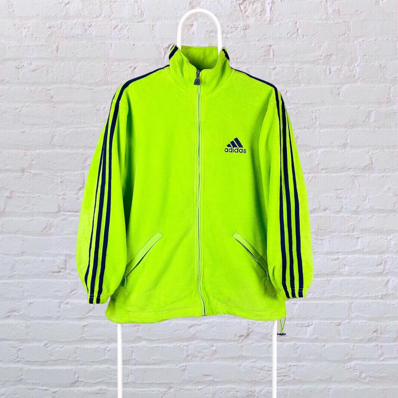 adidas jacket lime