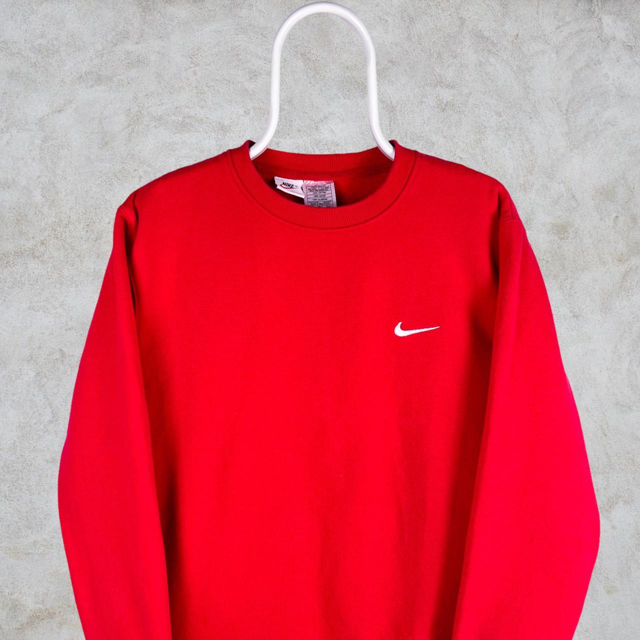 nike vintage red sweatshirt