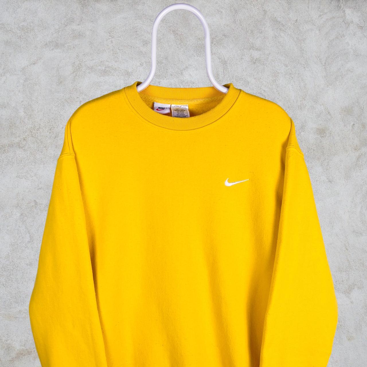 nike yellow pullover