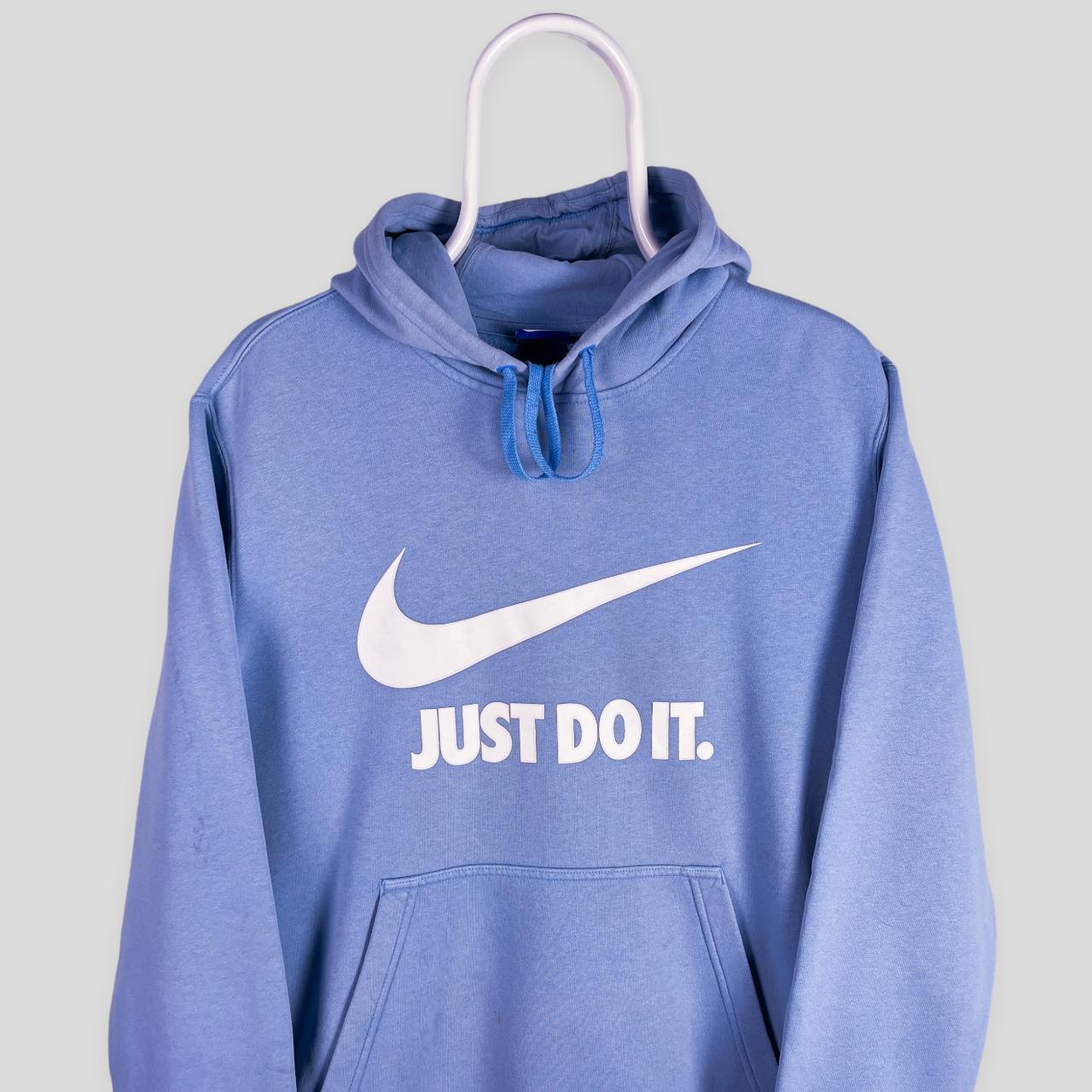 nike just do it blue hoodie