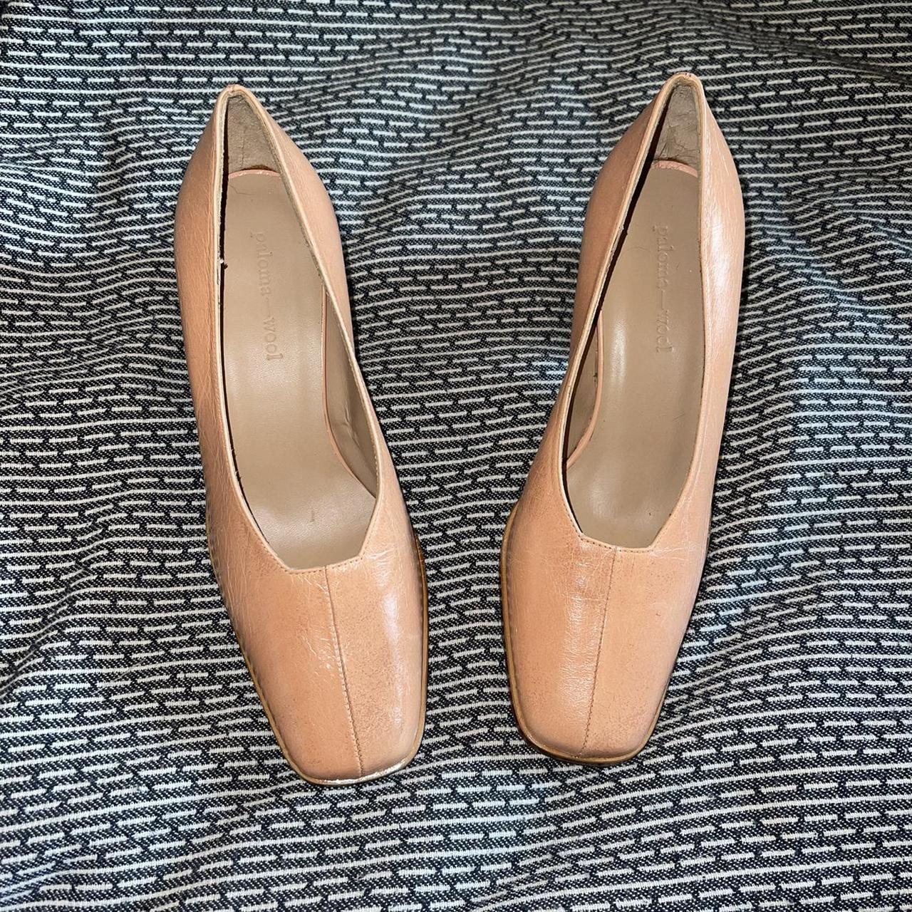 Paloma Wool Women's Cream and Pink Courts (4)