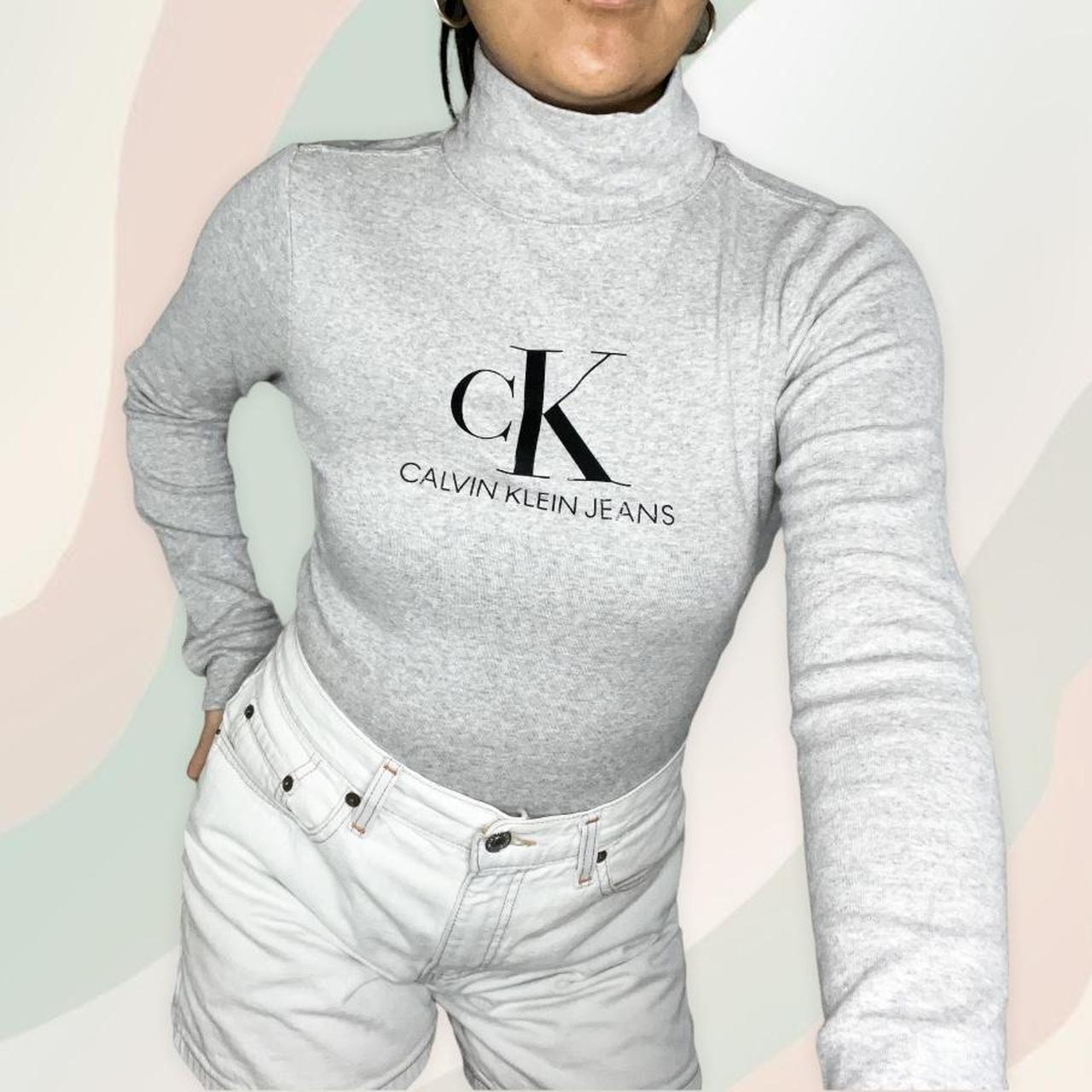 calvin klein turtleneck bodysuit