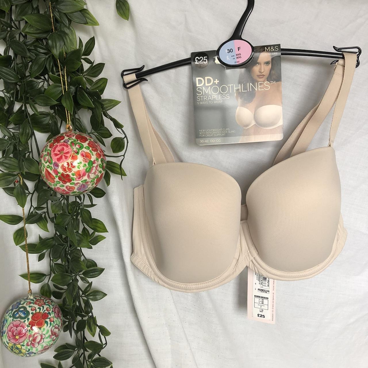 Marks and Spencer's nude convertible/strapless bra. - Depop