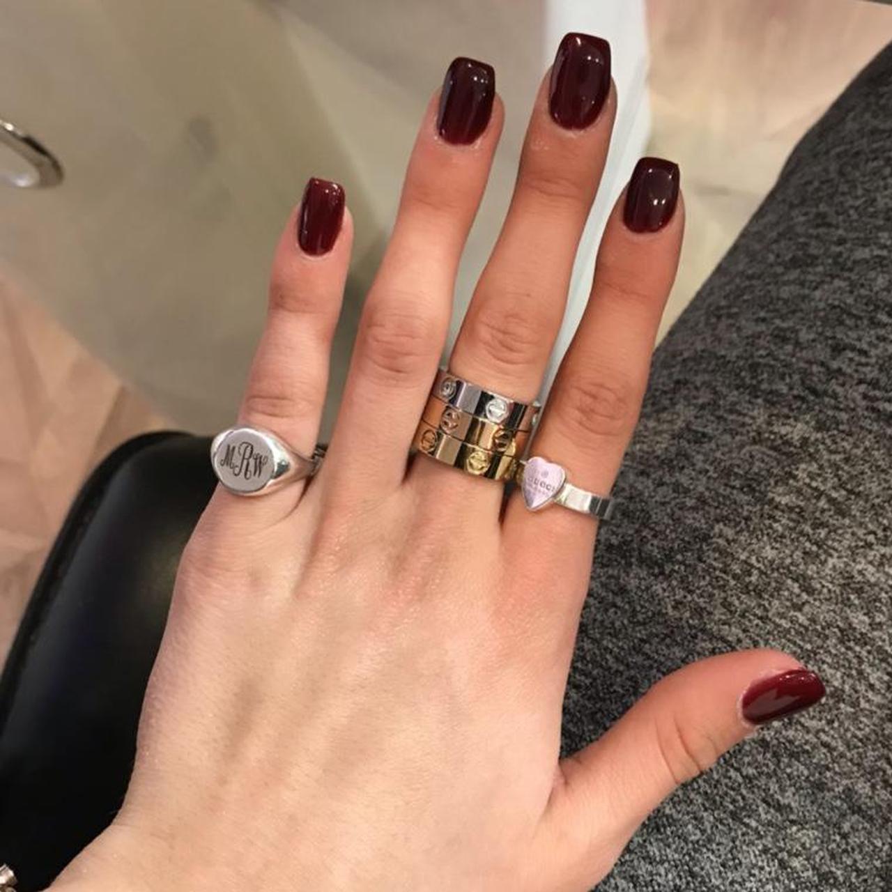 scratched gucci ring