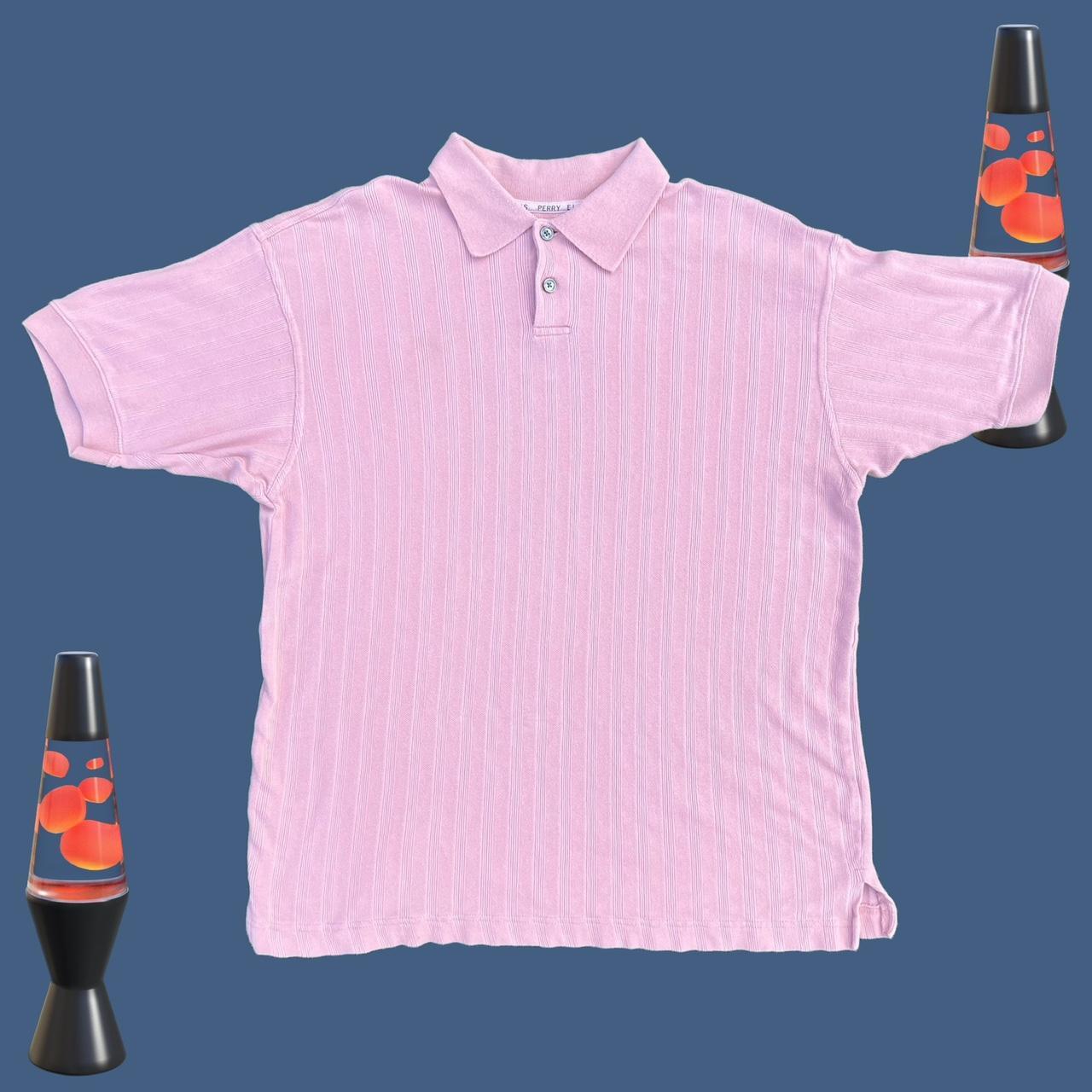 Perry Ellis Men's Pink Polo-shirts
