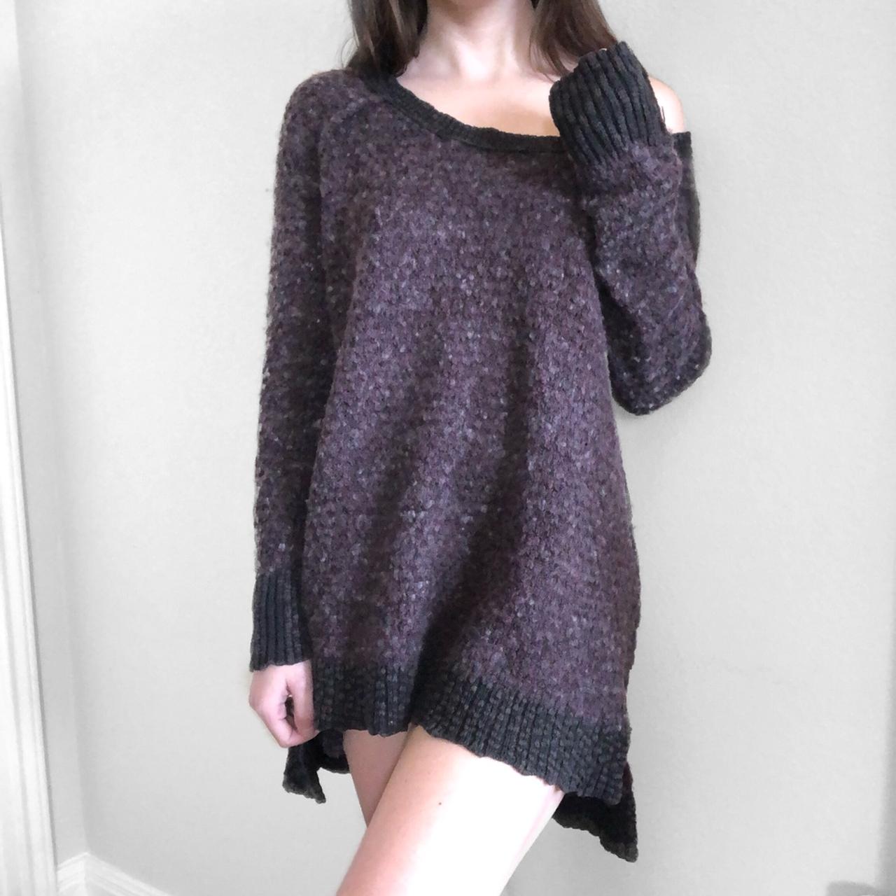 free people purple sweater