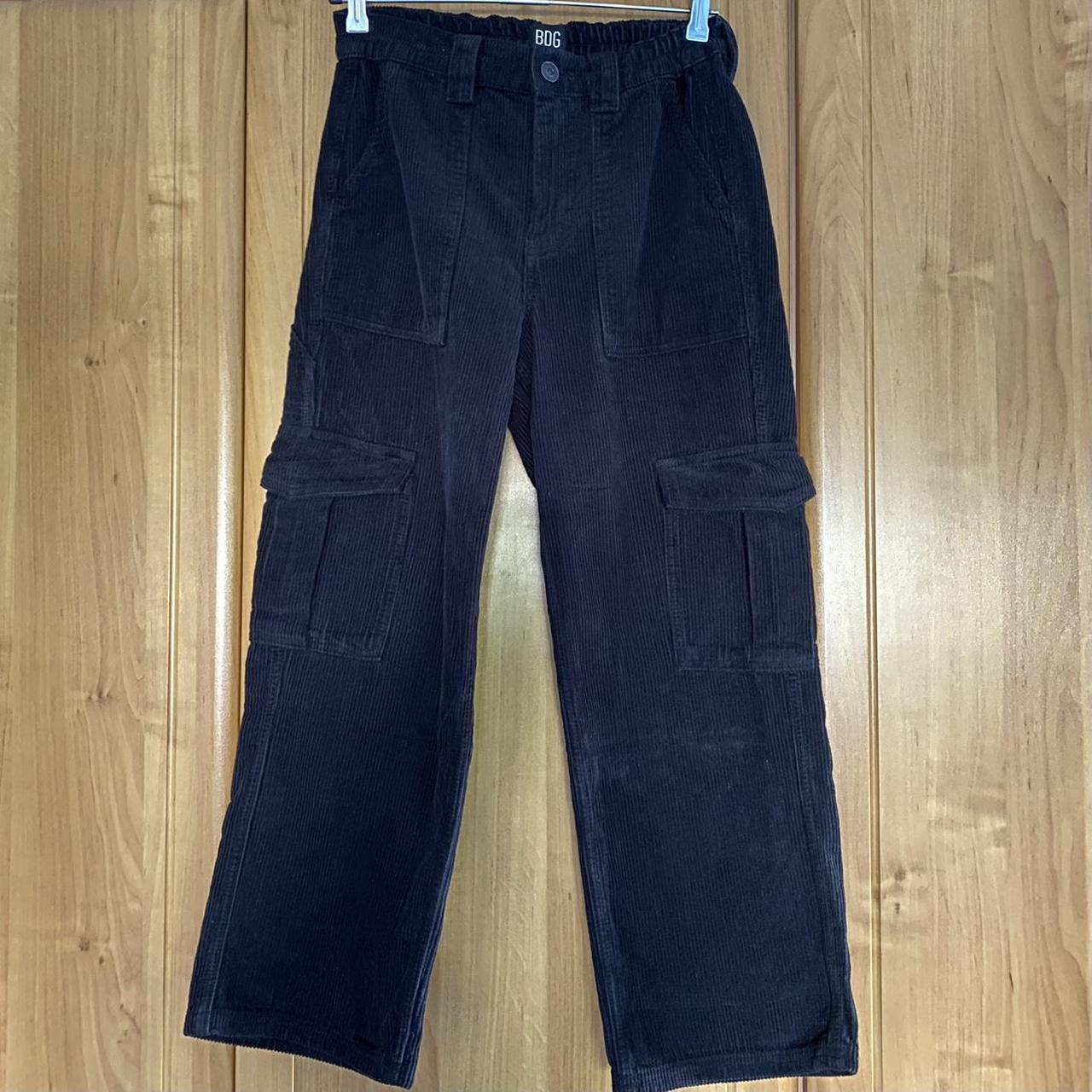 Urban Outfitters BDG Ecru Corduroy Skate Cargo... - Depop