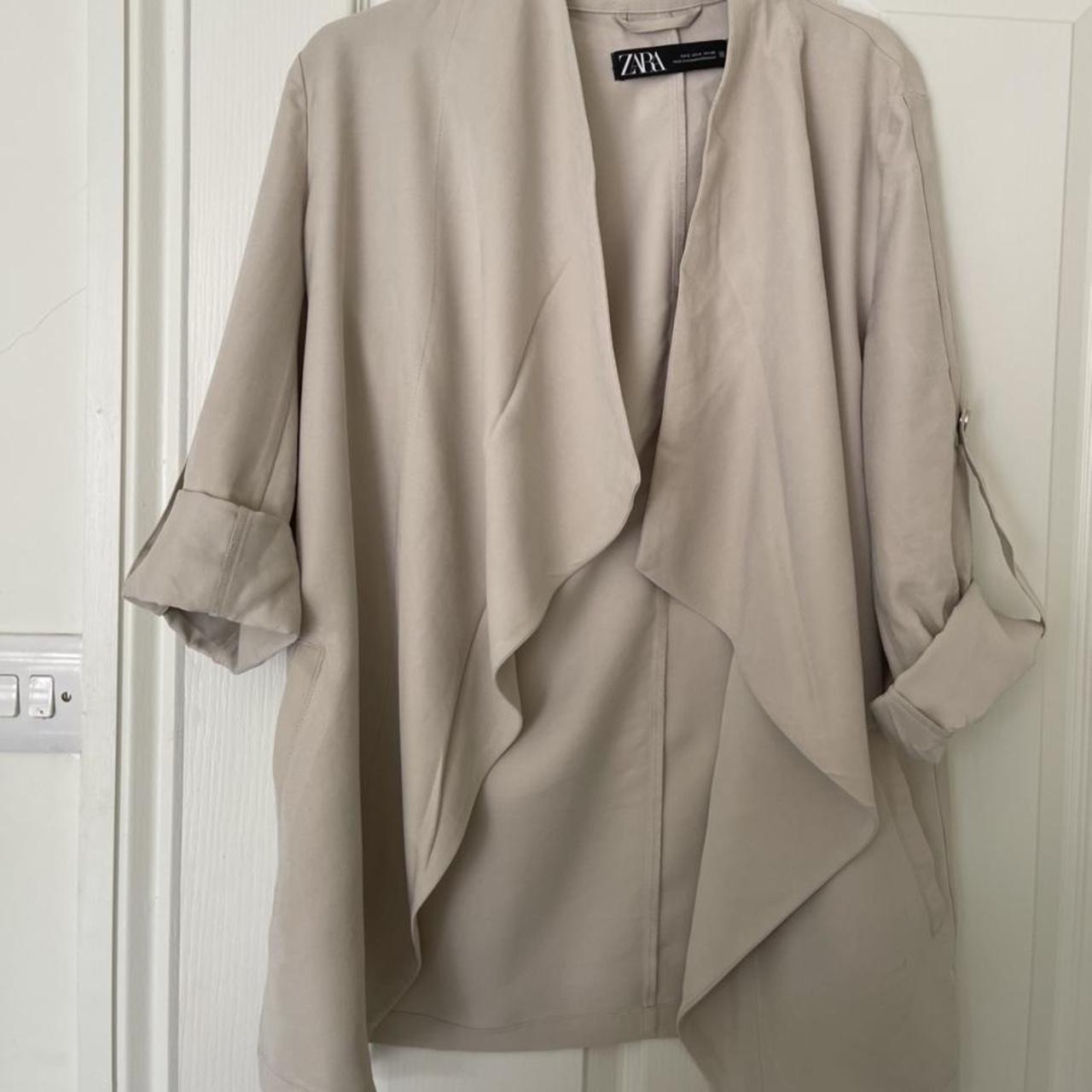 Zara waterfall outlet jacket