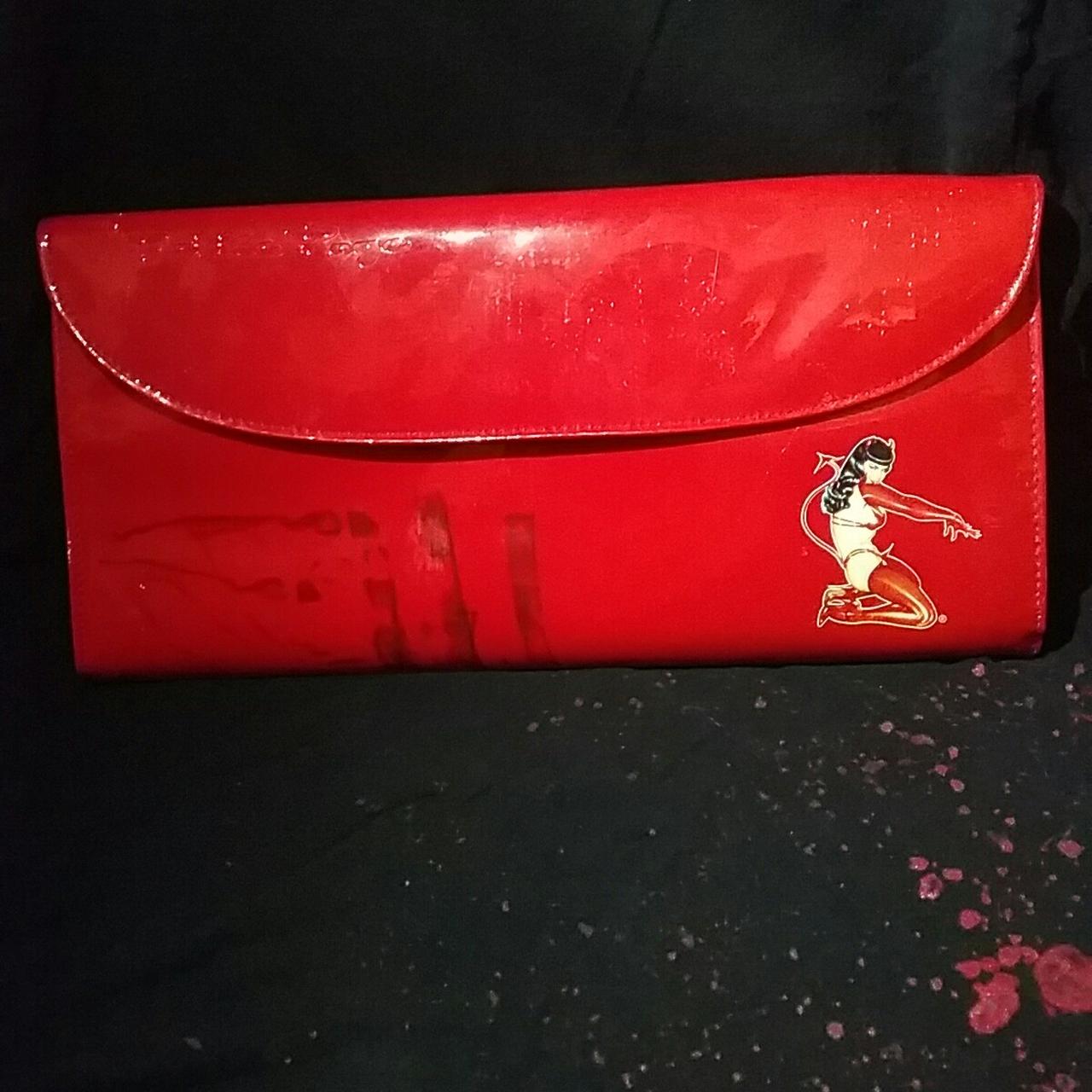 NOS Bettie Page Pin-up Cosmetic Make Up Bag Purse Wallet Handbag &S trap |  eBay