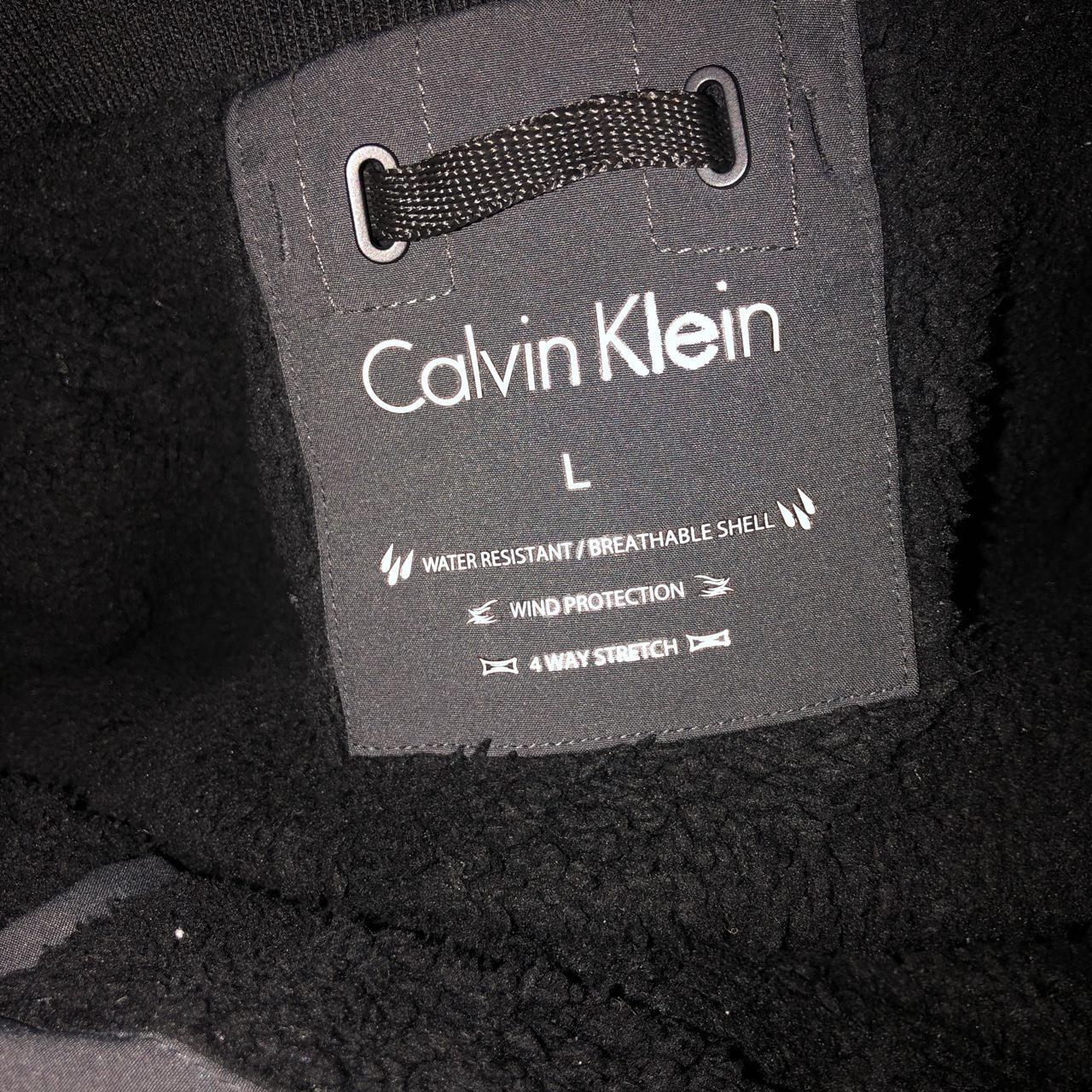 Calvin klein water clearance resistant shell wind protection