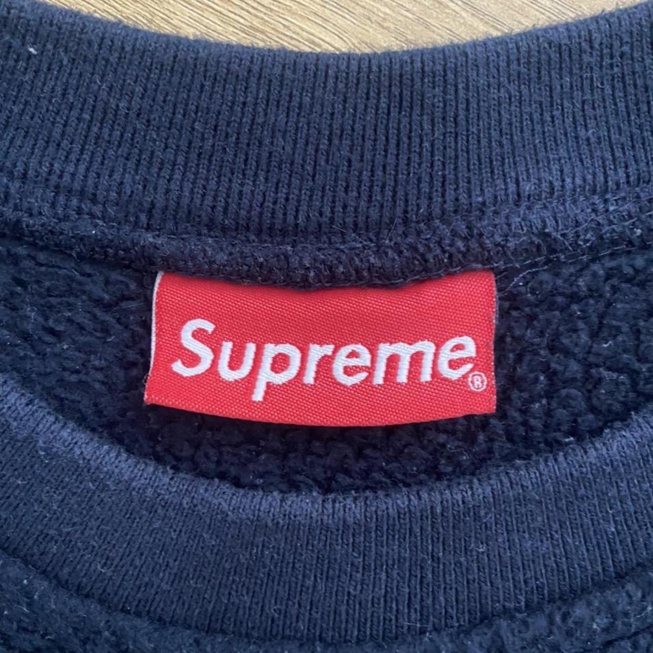 Navy Supreme Deep Pile Polartec Crewneck Excellent... - Depop