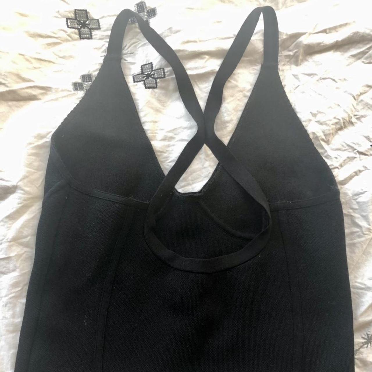 Zara knit tank top Color is black Full length not Depop