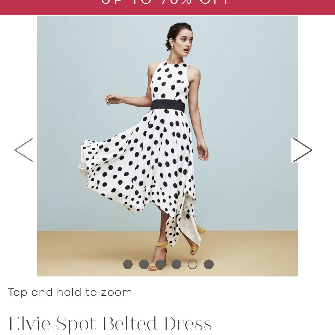 Coast elvie store spot dress