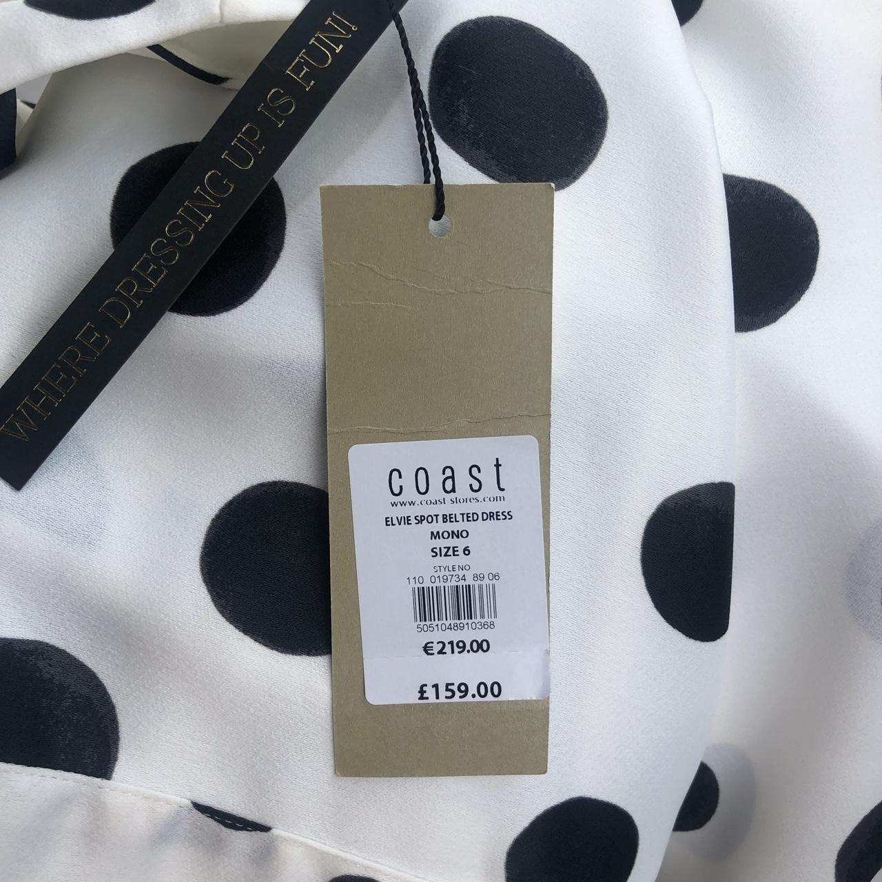 Coast elvie hot sale spot dress