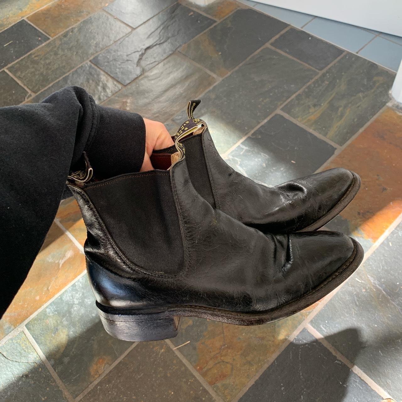 RM Williams Women's Black Boots Depop