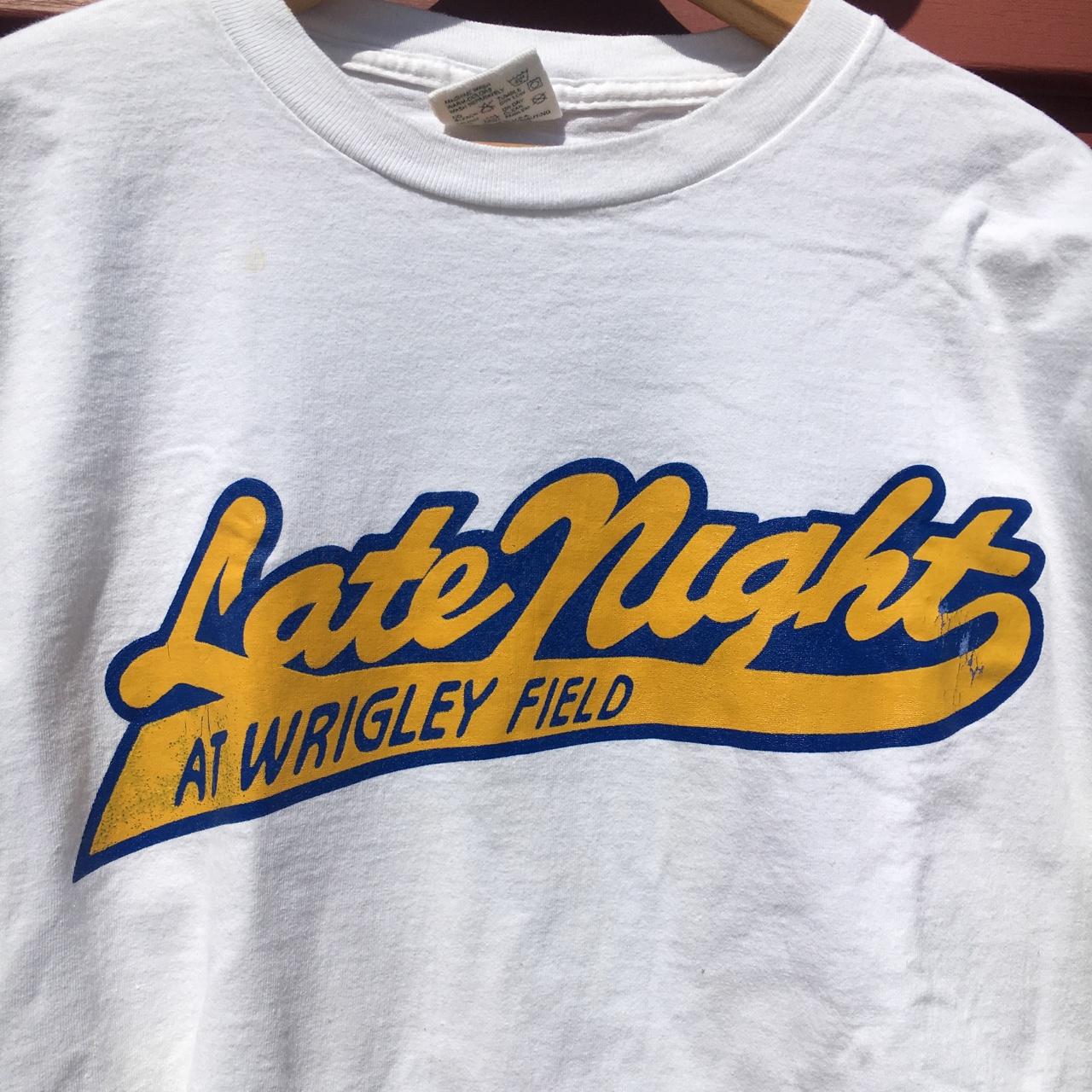 90's Late Night At Wrigley Field Chicago Cubs T-Shirt – Rare VNTG