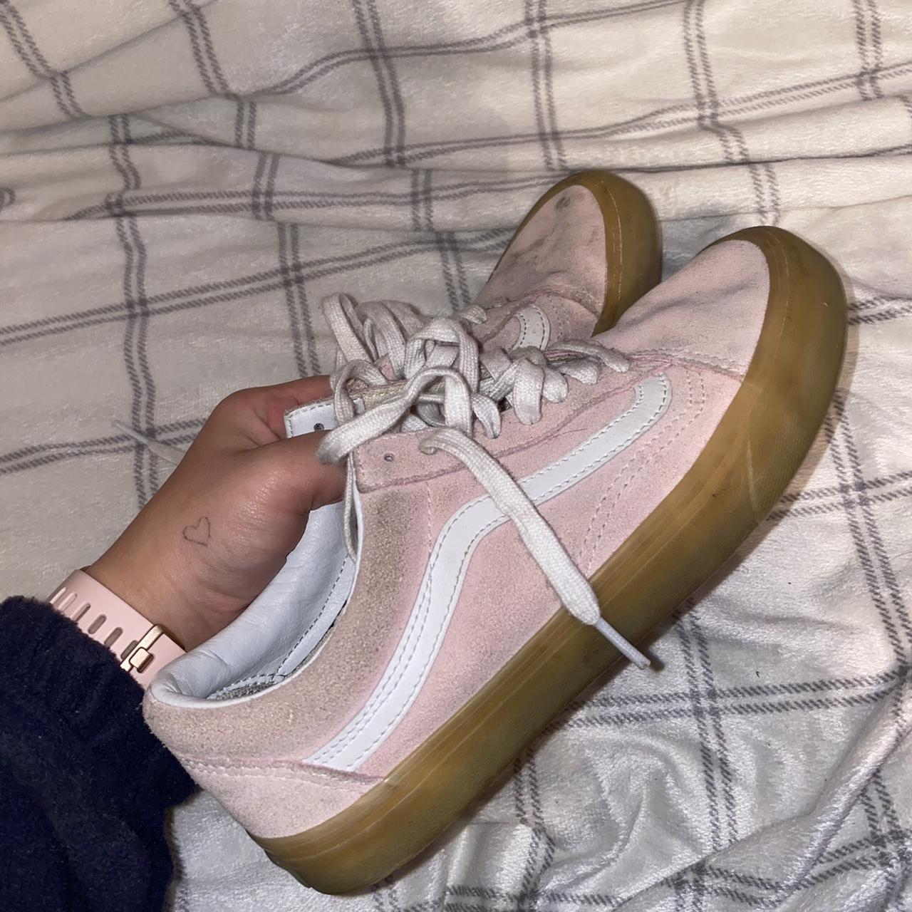 Pink Gum Vans Chalk Pink Old Skool Vans Old Skool V Gum Pink