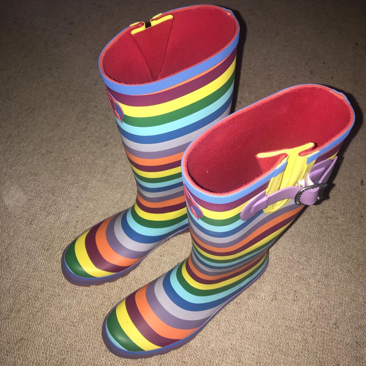 Evercreatures shop rainbow wellies