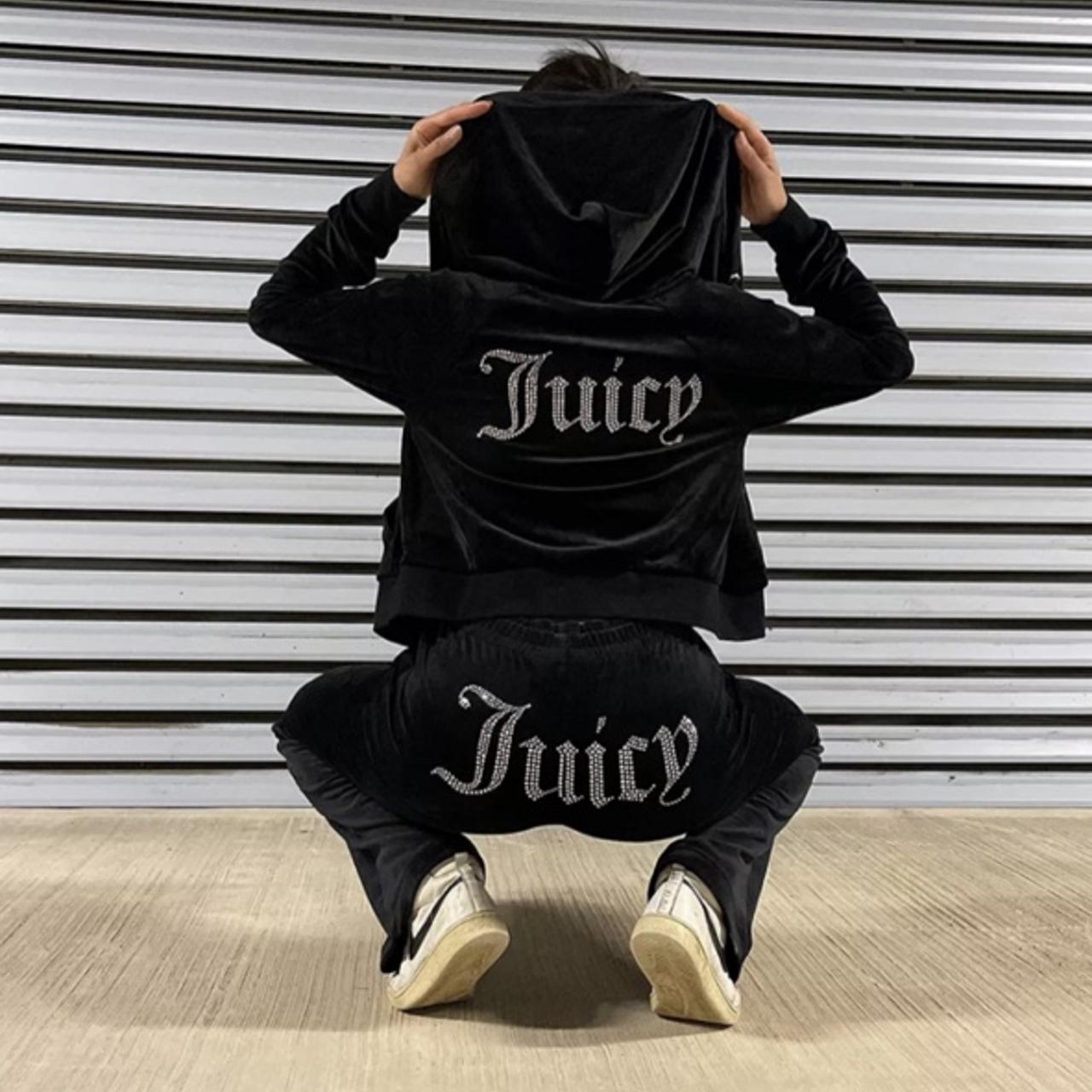 Juicy Couture Women's Black Joggers-tracksuits
