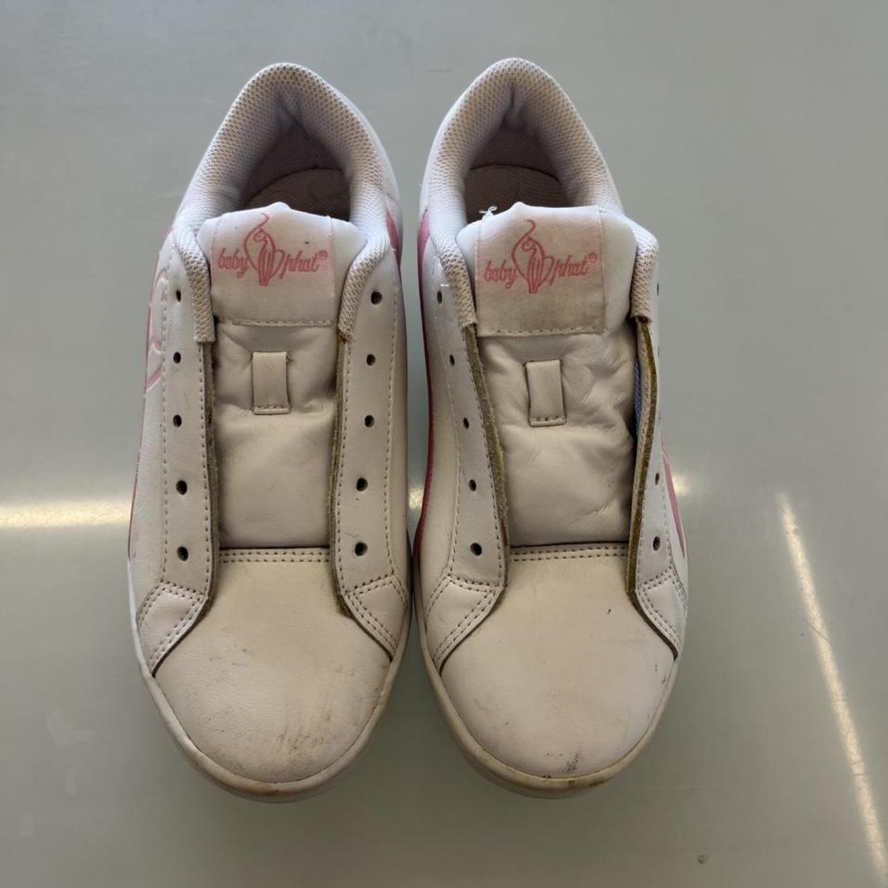 Baby Phat Women's White and Pink | Depop