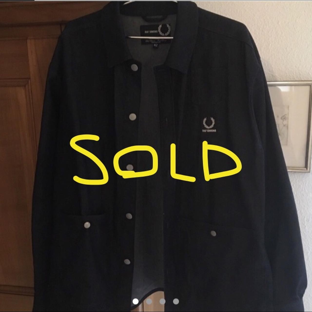 Raf simons fred perry denim jacket hotsell