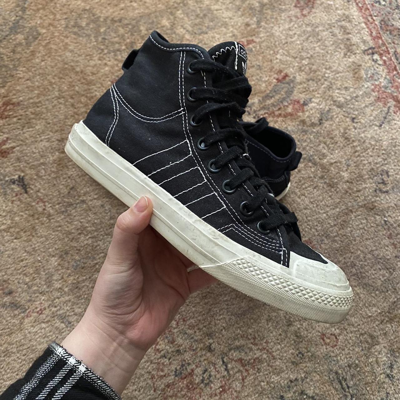 adidas nizza rf hi black